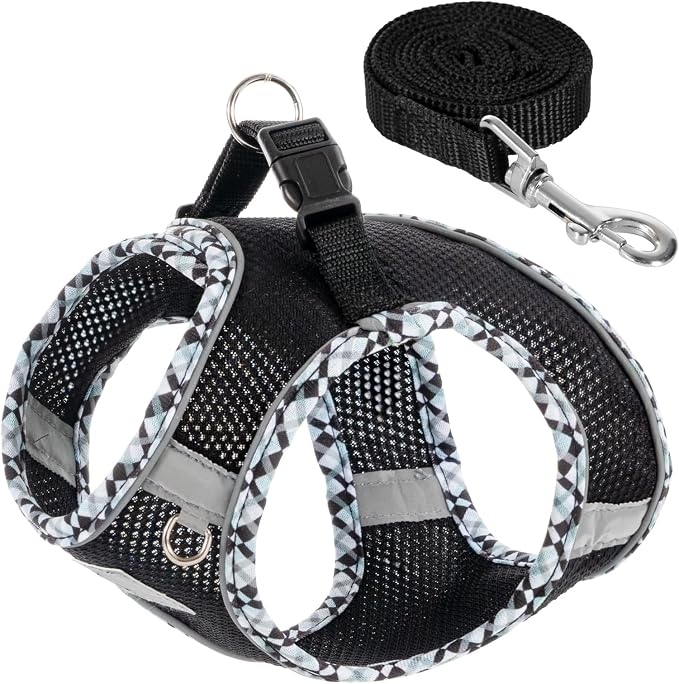 Dog Harness and Leash Set, No Pull Pet Harness by TomteNisse
