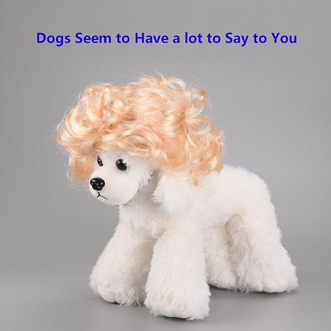 Funny Cosplay Wig for Dog, Headwear Apparel, Pet Costumes, Cat Dress up for - Image 4