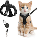 Cat Harness and Leash for Walking Escape Proof, Adjustable Kitten Vest Harness by SALFSE