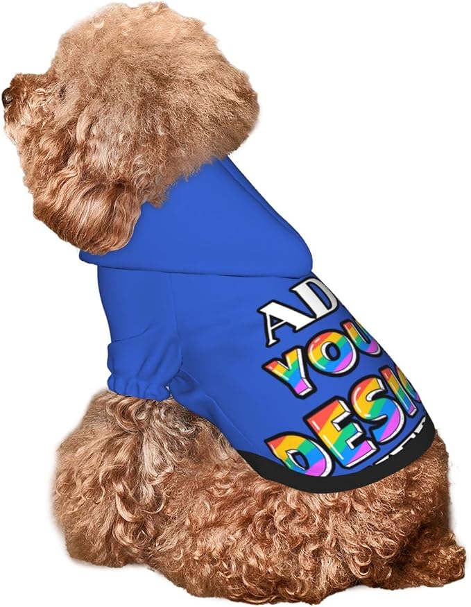 Personalized Dog Hoodie Custom Hooded Pet Warm Pullover Sweatshirt - Image 7