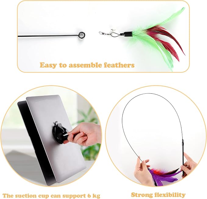 Cat Feather Toys Interactive Cats - Image 4