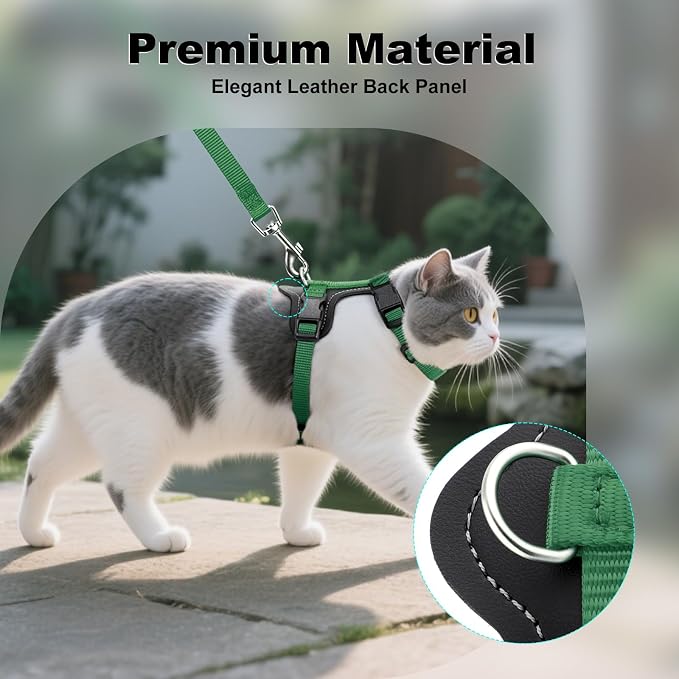 Plutus Pet Adjustable Cat Harness and Leash Set, Quick Release, Escape Proof - Image 3