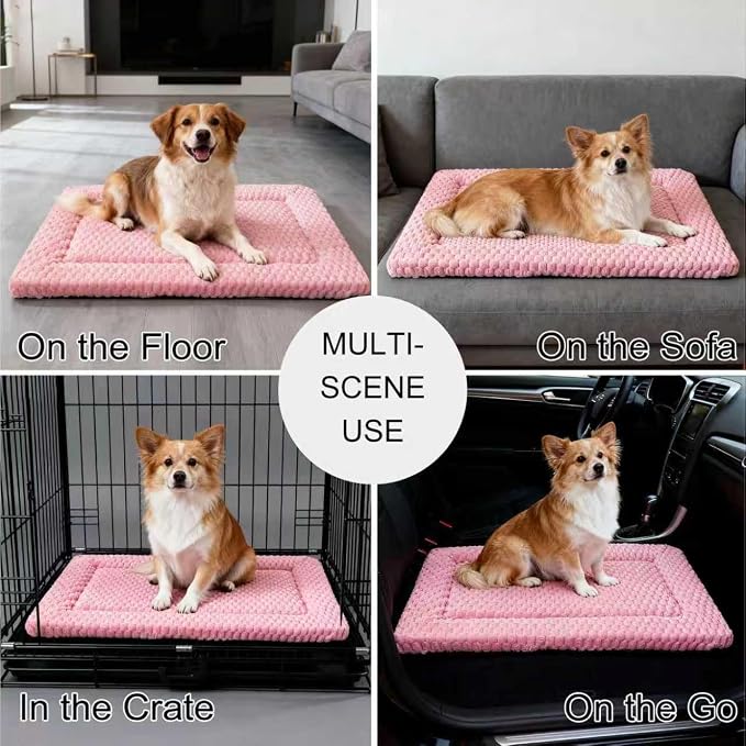 Dog Bed Mat, Reversible Dog Crate Pad - Image 6
