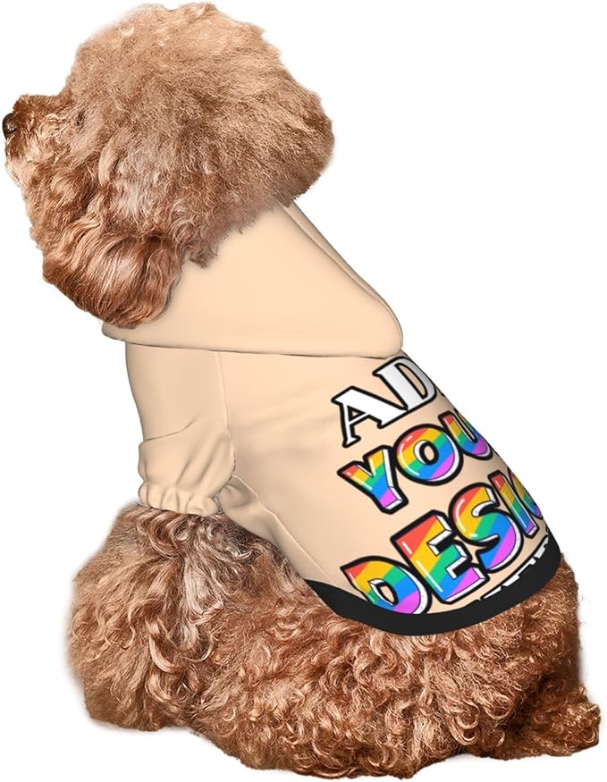 Personalized Dog Hoodie Custom Hooded Pet Warm Pullover Sweatshirt - Image 7