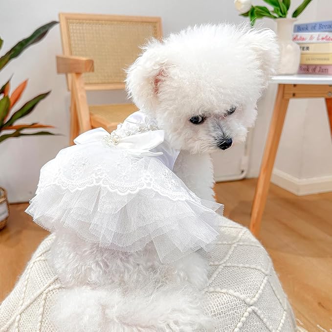 Fashion Sweet Puppy Dog Blingbling Princess Skirt Pet Dog Lace Cake Camisole - Image 7