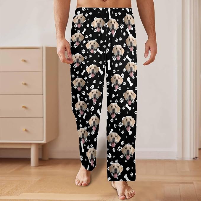 Personalized Face Pajama Pants for Men Women Custom Photo Printed Pajamas - Image 4