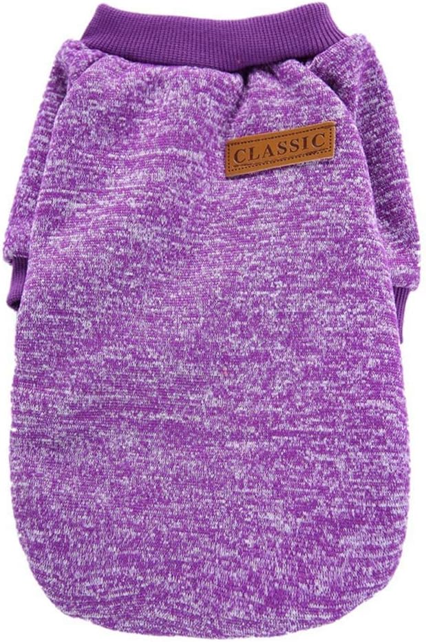 Jecikelon Dog Clothes Dogs Sweater Soft Puppies Clothing Winter Puppy Sweaters - Image 5