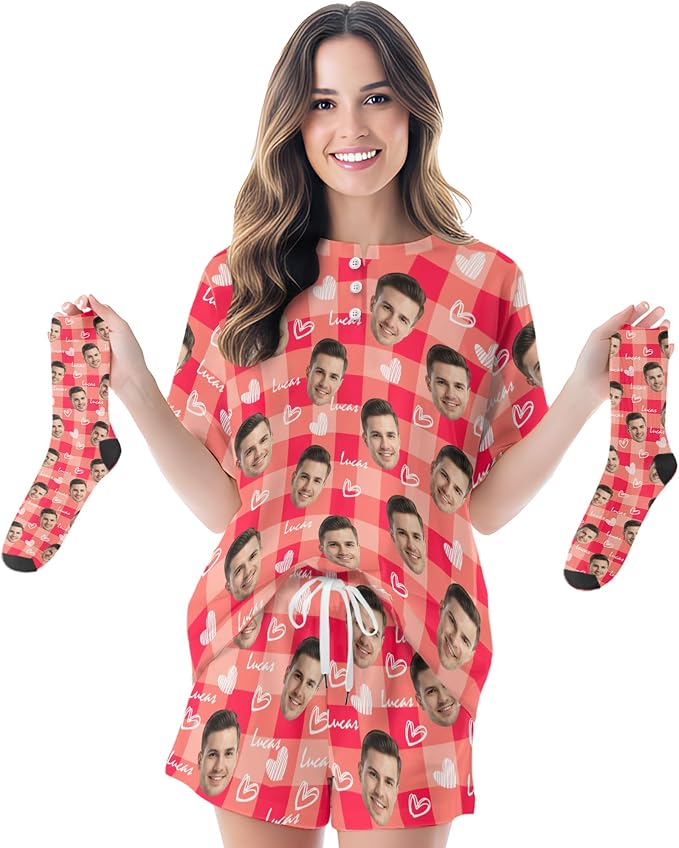 D-Story Custom Short Pajama Set by Enjoy-yjl