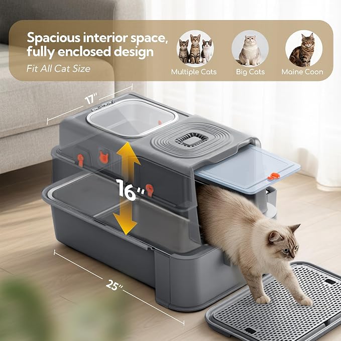 Soulbond Stainless Steel Cat Litter Box - Image 4