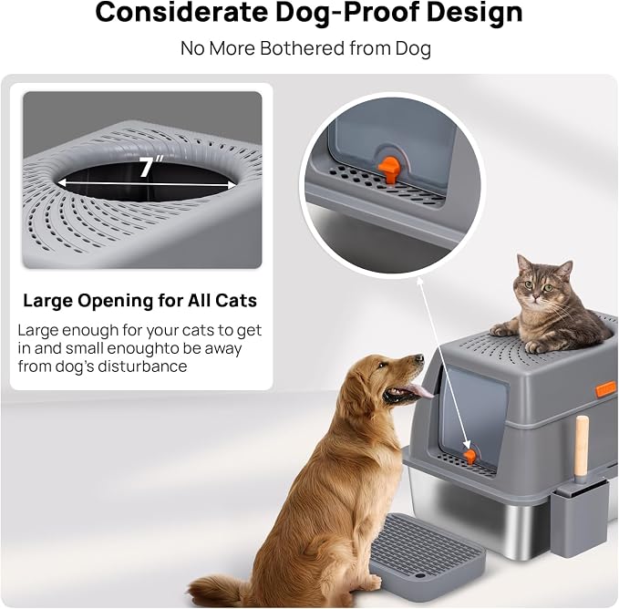 Stainless Steel Litter Box - Image 9