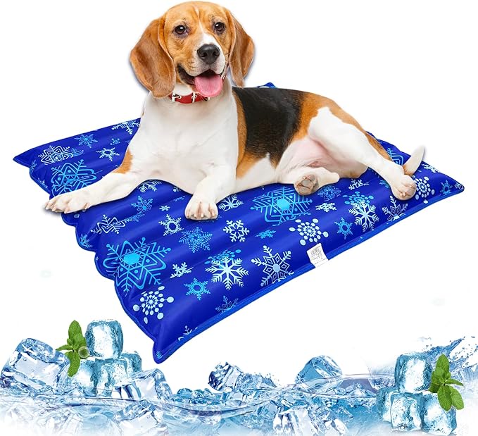 Dog Cooling Mat, 29.5" x 29.5" Cooling Mat by Wensdr
