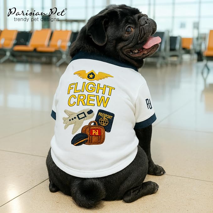 Parisian Pet Dog Flight Crew Shirt - Image 5