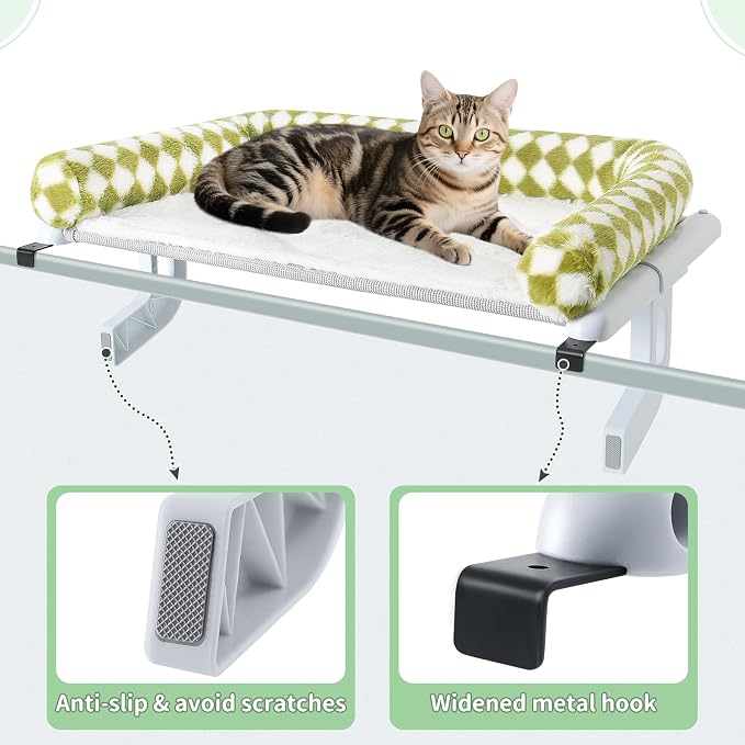 Sunhoo Cat Window Perch Hammock Sturdy Windowsill Bed Seat - Image 6