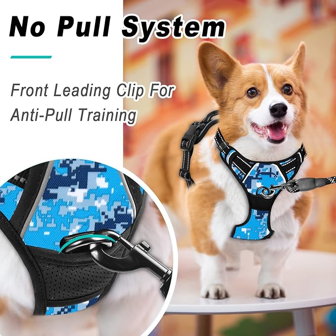 BARKBAY No Pull Dog Harness Large Step in Reflective Dog Harness - Image 4