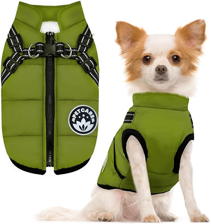PETCARE Winter Dog Coat with Harness Built in Waterproof Dog Jackets Warm Pet - Image 7
