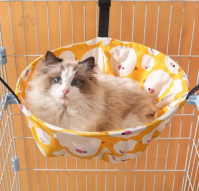 SHENGOCASE 2-Pack Cat Hammock Lounge Cat Hanging Bed - Image 2