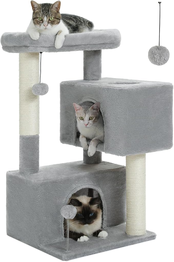 32" Cat Tree Tower for Indoor Cats by UYMI