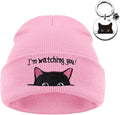 Women’s Cat Beanie, Cute Animal Knitted Hats Cat Lovers Gifts, Funny Christmas by Unknown