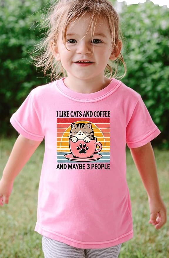 Kids Toddler Little Boys Girls T-Shirt Short Sleeve Funny Animals Graphic - Image 7
