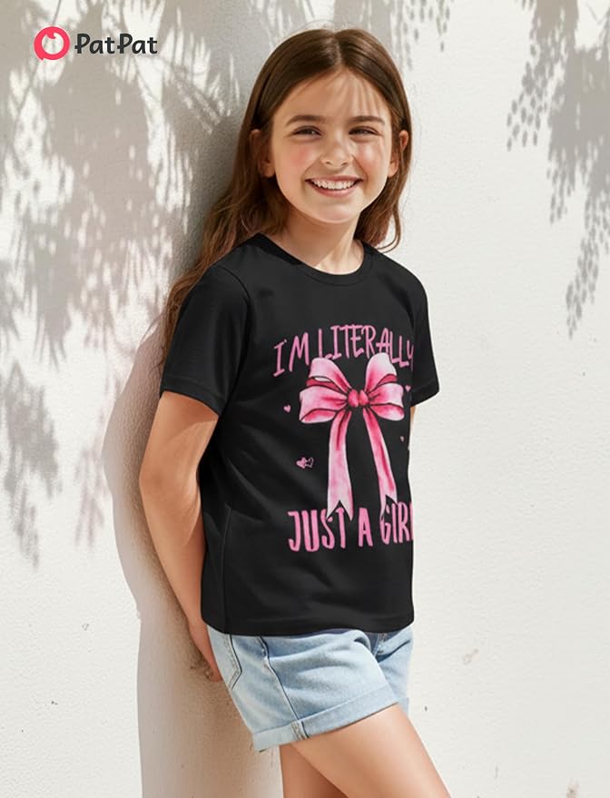 PATPAT Girls Crewneck Short Sleeve Graphic Tees Animal Print Shirts Cute Summer - Image 4
