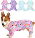 Bienbee Dog Pajamas, 4 Pack Dog Recovery Suit Shedding Suit Cute Soft Puppy by Bienbee