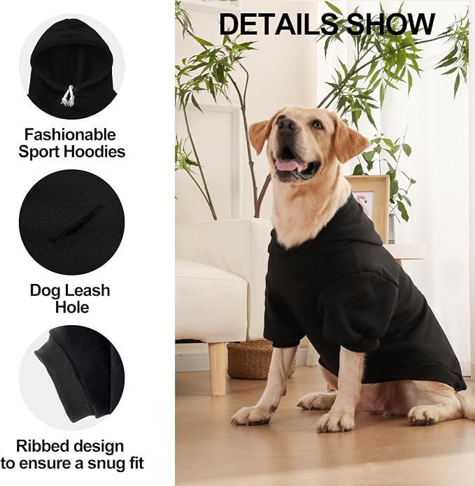 EXPAWLORER Dog Hoodie-Soft and Warm Dog Sweaters, Pet Clothes Autumn Winter - Image 3