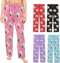 Custom Pajama Pants Women Personalized Face Pajamas Bottom Couple Pajama Pants by MYESCUSTOM
