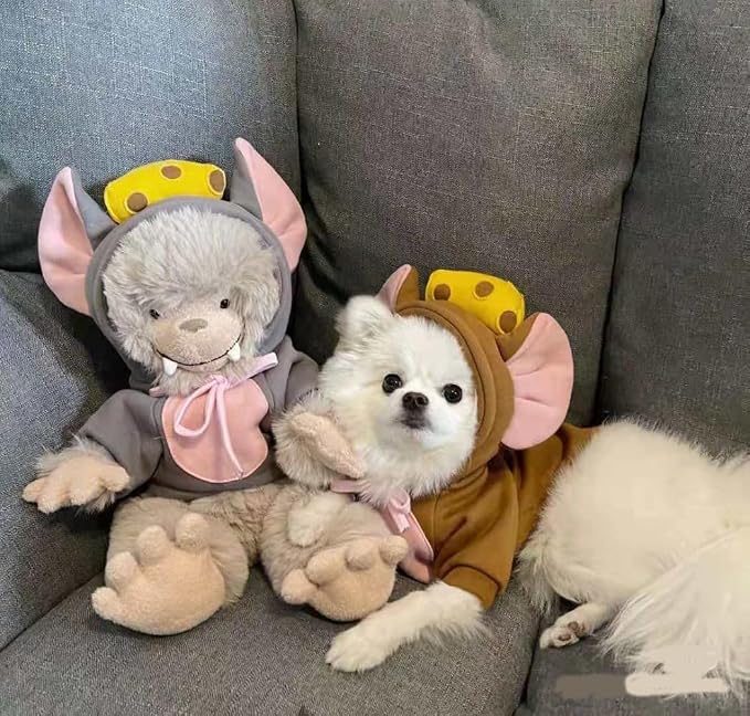 Dog Hoodies Cat Clothes Autumn Winter Sweatshirts Teddy Bulldog Bulldog - Image 5