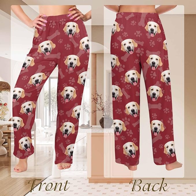 Custom Couple Pajama Pants Sock - Image 5
