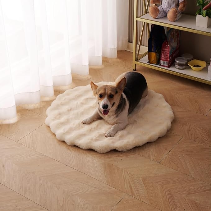 SHENGOCASE Pet Cushion Pad, Faux Fur Dog and Cat kneading Pillow, Cozy Bed - Image 6