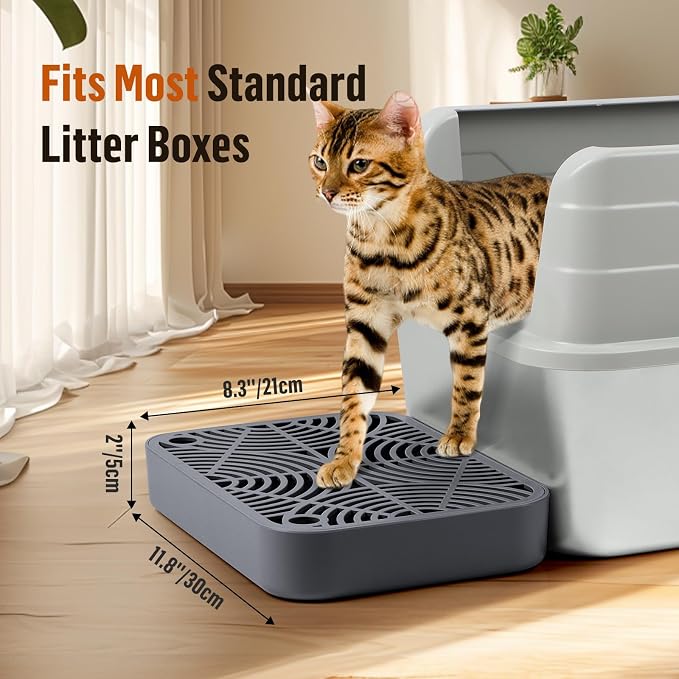Cat Litter Box Ramp, Litter Box Step Mat - Image 2