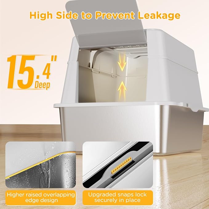 Stainless Steel Litter Box - Image 2