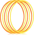 6 Pcs Exercise Hoop Detachable Fitness Rings Adjustable Plastic Toy Fitness by Halloscume