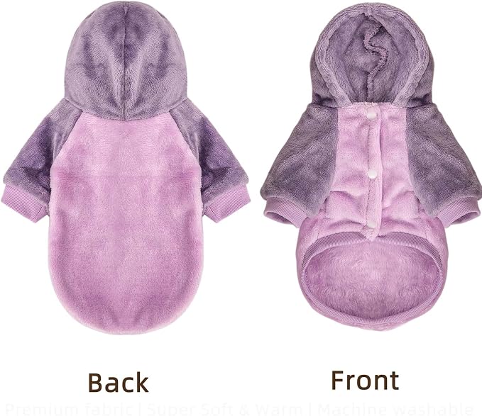FabriCastle Dog Hoodie Sweater for Small Dogs Boy and Girl, Small Dog Clothes - Image 2