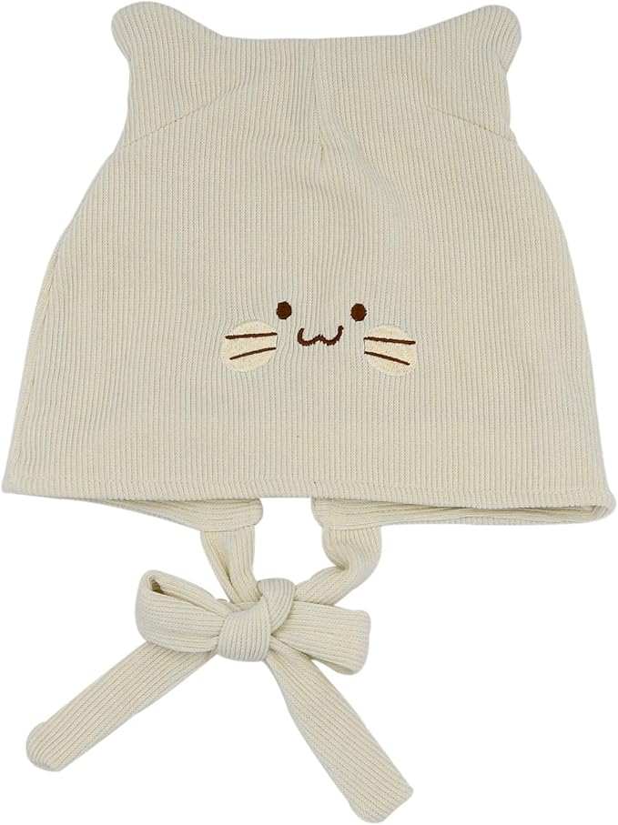 Women's Teen Girls Knitted Cat Kitty Cuffed Beanie Hat Winter Outdoor Stretchy - Image 2