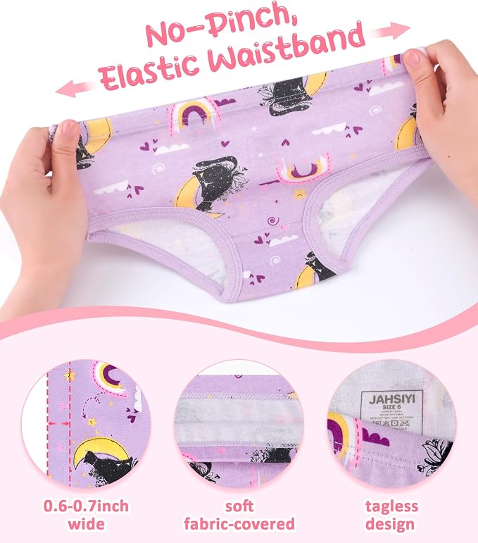Girls and Toddlers 100% Cotton Underwear Tagless Soft Panties Size 2-3T - Image 3