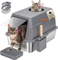Stainless Steel Litter Box by BESTJAJA
