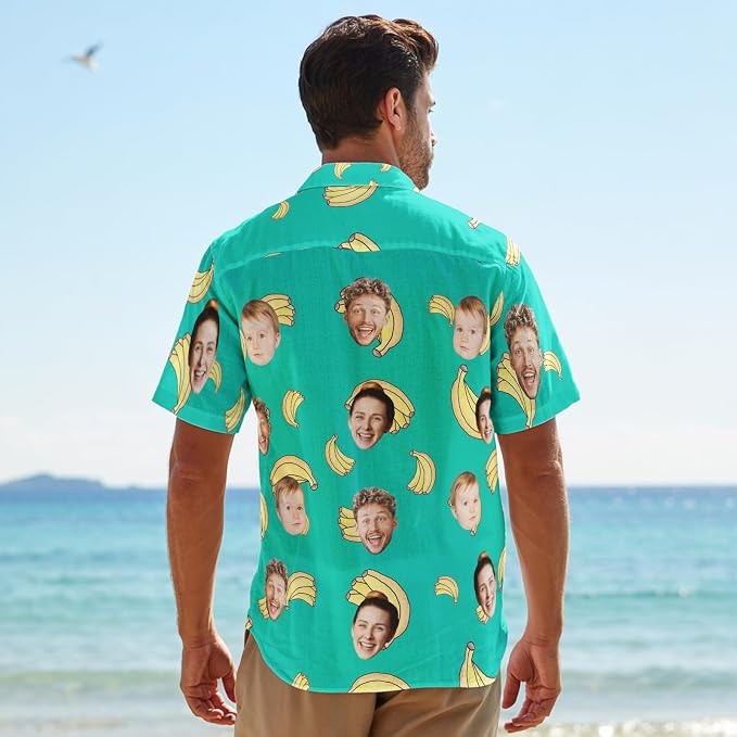 Custom Hawaiian Shirt with Face - Image 2