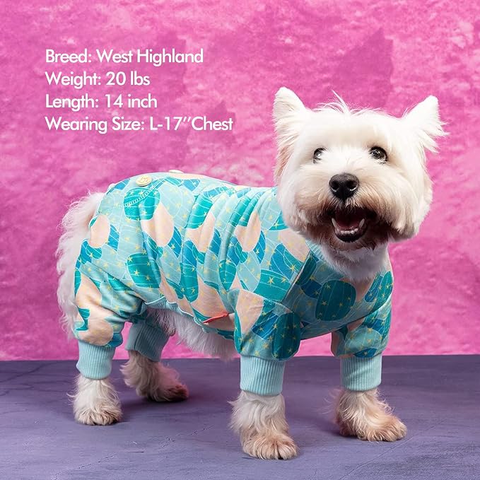 KYEESE Dog Pajamas Soft Dogs Clothes Pet Coat Velvet Dog Pajamas Small Sized - Image 6