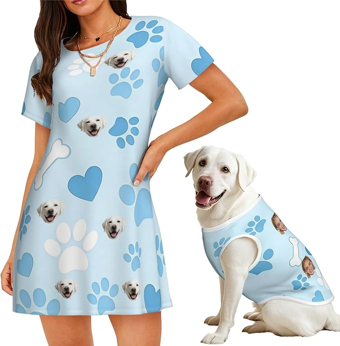 Personalized Matching Dog and Owner Clothes Separately Sold, Custom Face by nuzzpawur