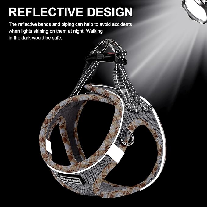Mercano Soft Mesh Dog Harness and Leash Set, No-Chock Step-in Reflective - Image 5