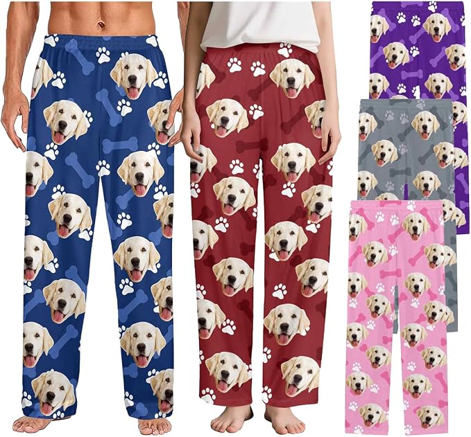 Custom Couple Pajama Pants Sock by FUNAO