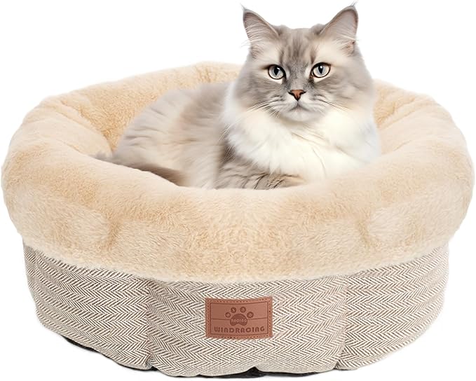 WINDRACING Cat Beds for Indoor Cats, Dog Bed for Small Dogs Breeds, Soft Kennel by WINDRACING