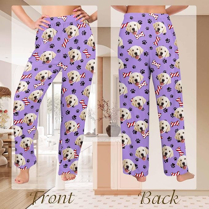 Custom Couple Pajama Pants Sock - Image 5