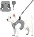 KOOLTAIL Plush Small Dog Harness and Leash Set, Warm Fleece No Pull Puppy Vest by KOOLTAIL