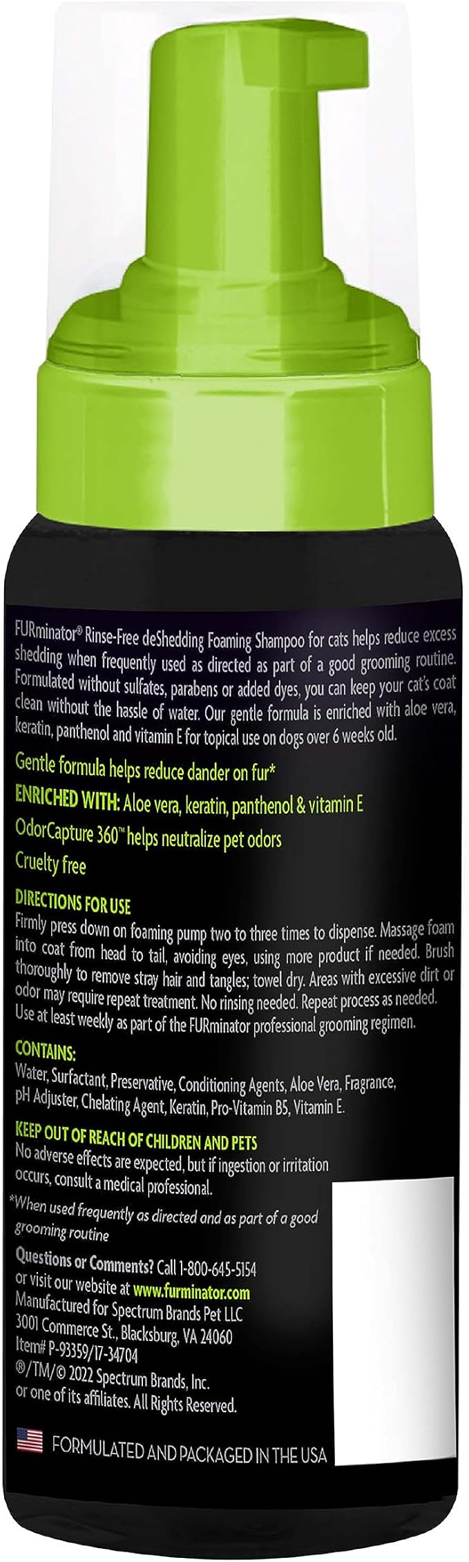 FURminator® Rinse-Free deShedding Foaming Shampoo - Image 2