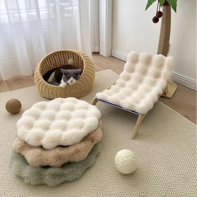 SHENGOCASE Pet Cushion Pad, 15.7 x 23.6 inches, Faux Fur Dog Cat Kneading Pillow - Image 7