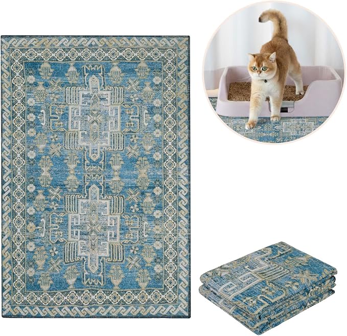 Lovewag Cat Litter Box Mats 2 Pack - Image 2