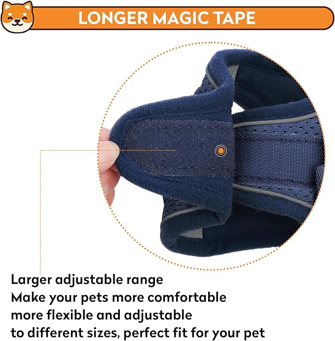 Dog Harness with Leash Set, No-Pull Step-in Reflective Pet Harness with 1 Leash - Image 5