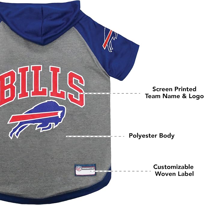 Buffalo Bills Hoodie Tee Shirt - Image 5